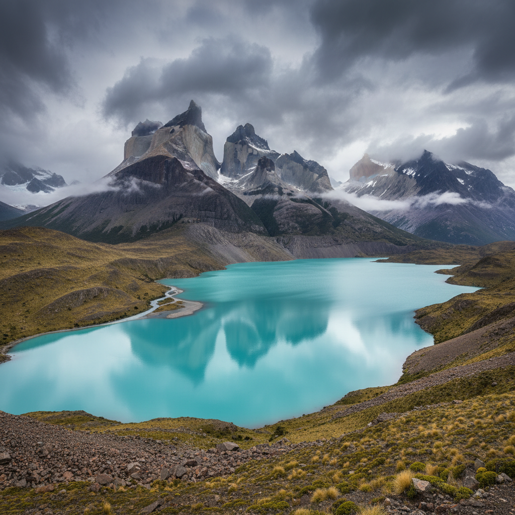 Patagonia mountain landscape
