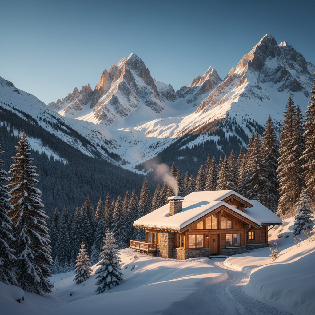 Mountain House - Alpine Winter