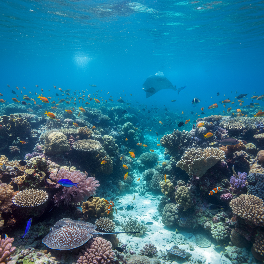 Raja Ampat underwater coral