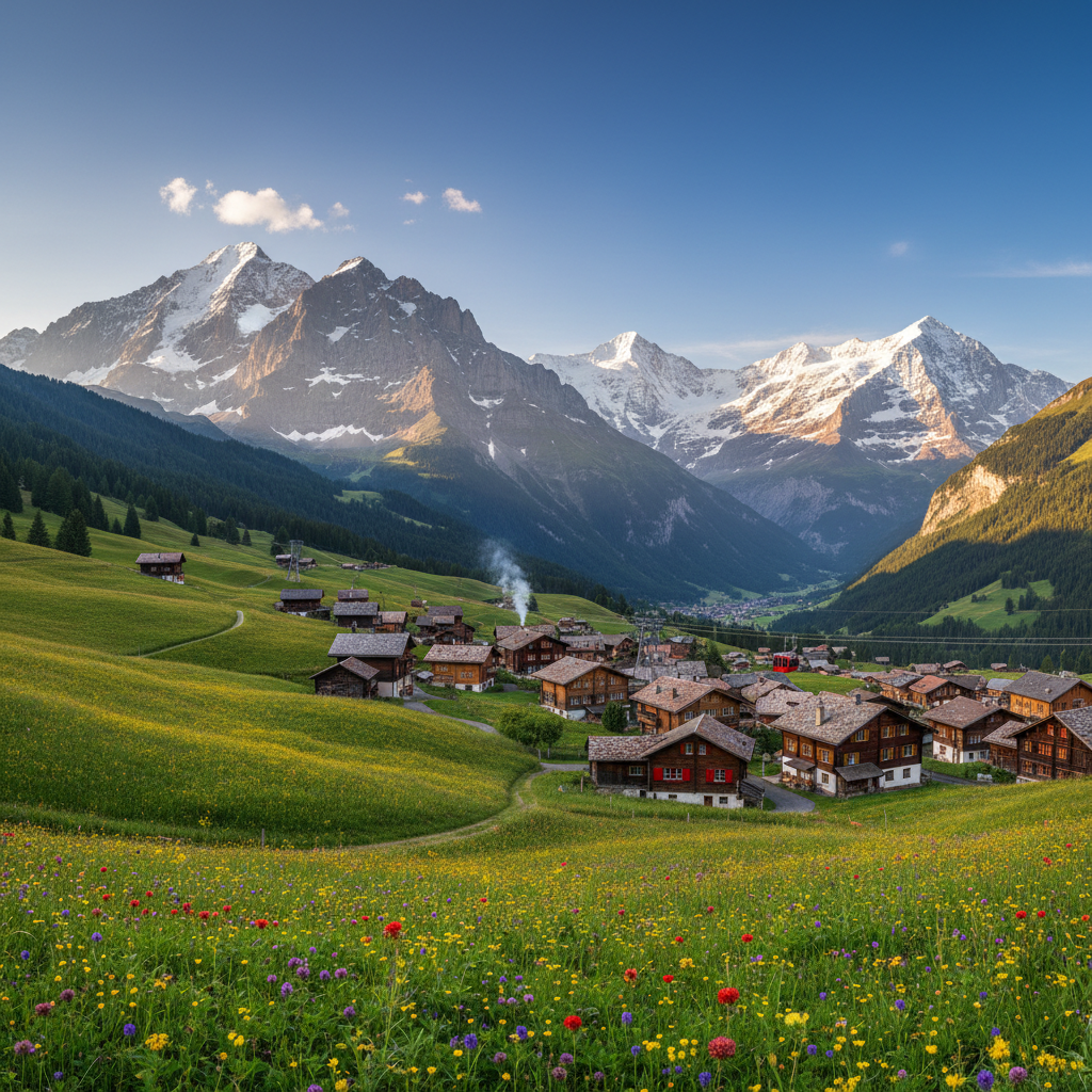 Gimmelwald Village Alps 2